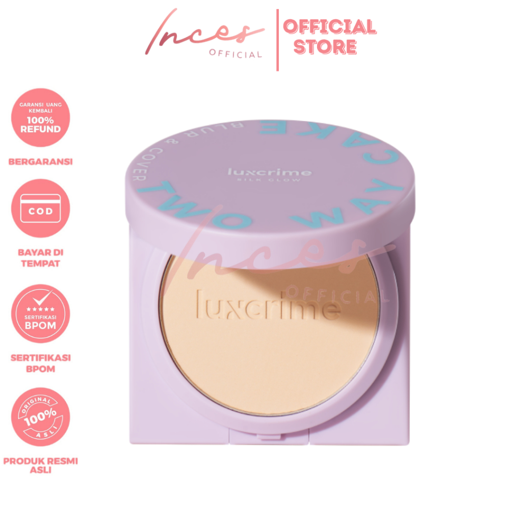 inces - LUXCRIME SILK GLOW BLUR & COVER TWO WAY CAKE