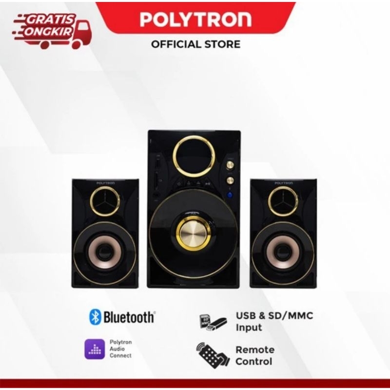 Polytron Speaker Multimedia PMA9310 Bluetooth Bass