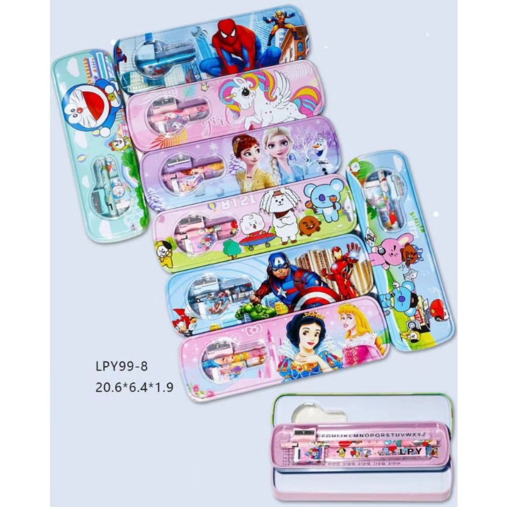 

Tempat Pensil Kaleng Susun 2 Tingkat Set Isi Alat Tulis Karakter Fancy LPY 99-18 Doraemon Frozen