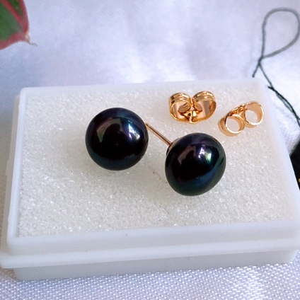 GIWANG TUSUK MUTIARA  BESAR | Anting Mutiara Asli | Anting Pesta | Giwang Bhayangkari | Anting Persi