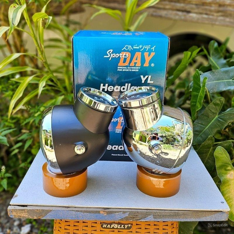 BATOK YL DAY SET SPEEDOMETER STANDART HEADLAMP YAMAHA YASI YL 5,75 INCH LAMPU DEPAN YL CD L2G VAN VA