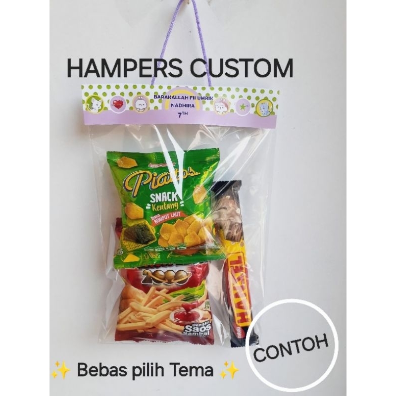 

HAMPERS 10RIBU / HAMPERS CUSTOM / HAMPERS MAULID NABI / HAMPERS ULANG TAHUN