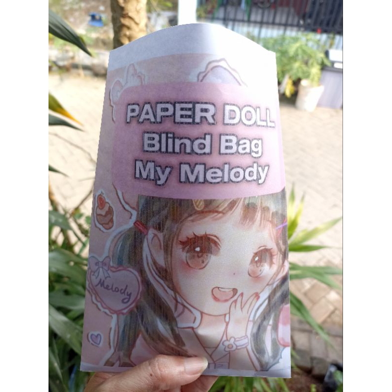blind bag paper Doll melody squishy paper
