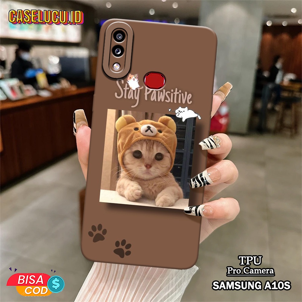 Casing Hp Samsung A10S Terbaru Fashion Case Kucing Case Hp Samsung A10S Soft Case Hp Samsung A10S Ke