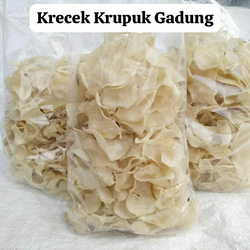 

[250gr] Krecek Krupuk Opak Gadung Krecek Gadung Mentah