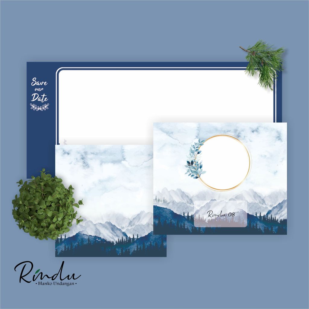 BLANGKO UNDANGAN NIKAH - BLANKO UNDANGAN PERNIKAHAN KOSONGAN RINDU 08