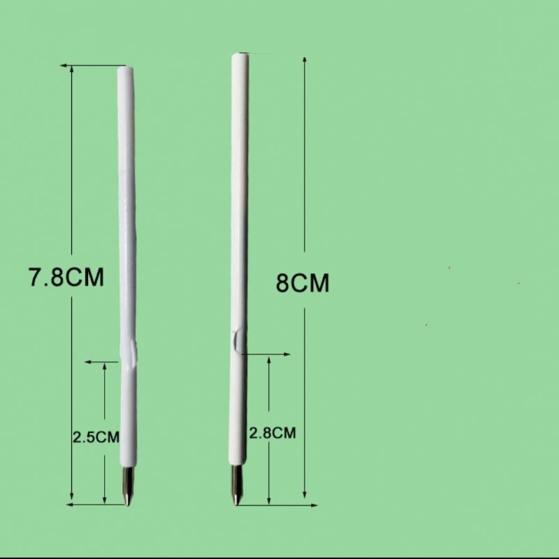 

20 pcs Refill pen plastik cetek cetek pendek
