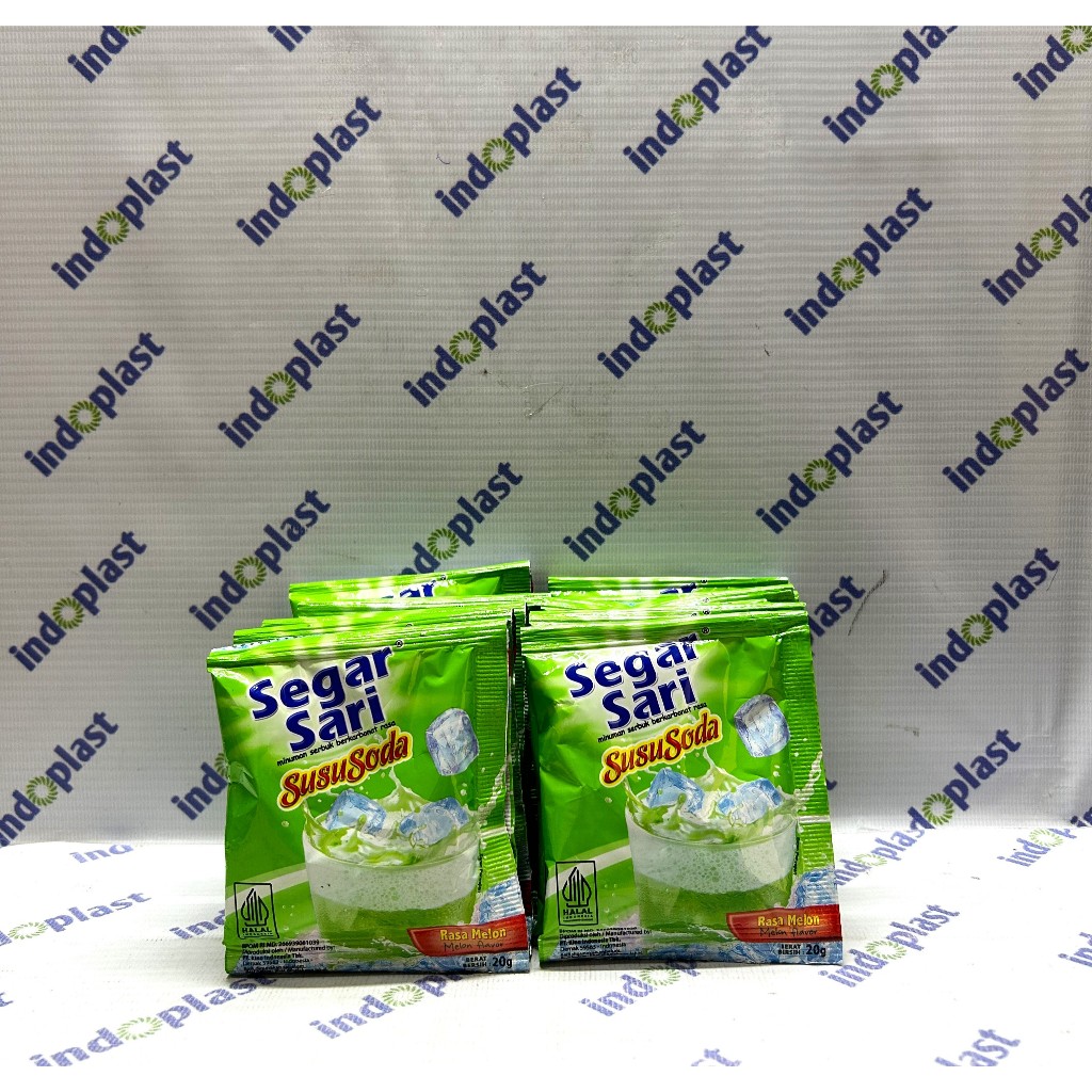 

SEGAR SARI SUSU SODA RENCENG ISI 10 x 20 gram - Melon