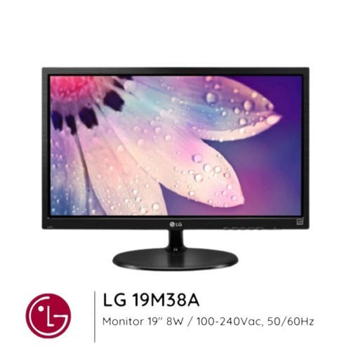Monitor Led LG 19M38A-B 19" / 19m38a b 19 Inch Led HD Monitor