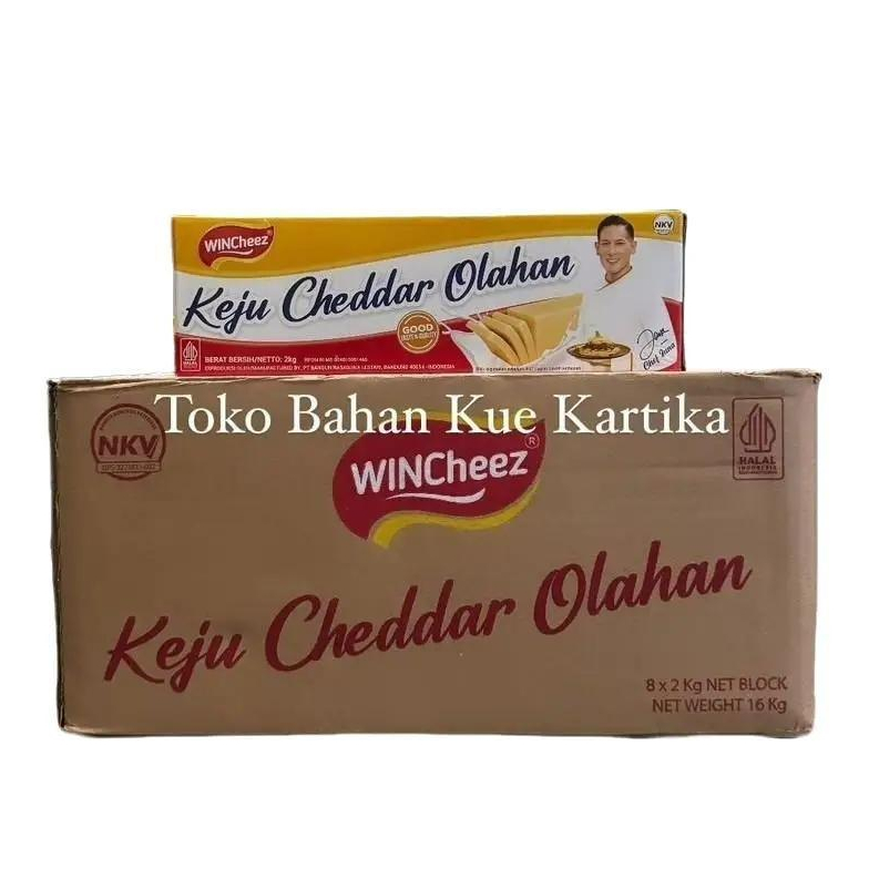 

Keju Wincheez Cheddar 2kg (isi 8pcs) - DUS