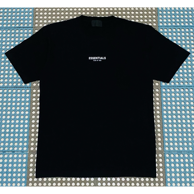 kaos essentials fog second hitam pekat