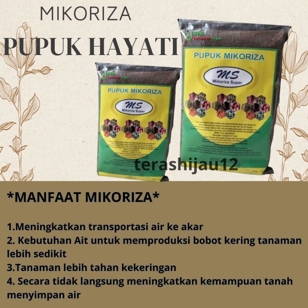 READY PUPUK PERANGSANG TANAMAN,PUPUK MIKORIZA 1KG