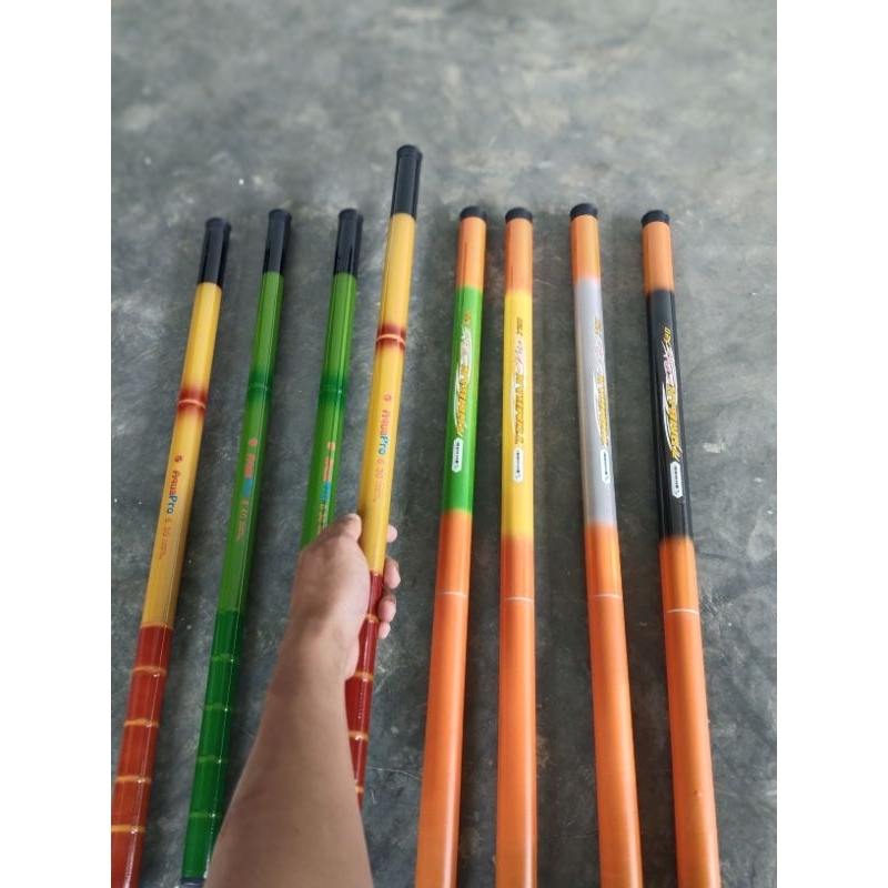 Tegek Bendera 540cm/5 meter, Joran Tegek Pancing Kuat Tongkat Bendera Sholawat