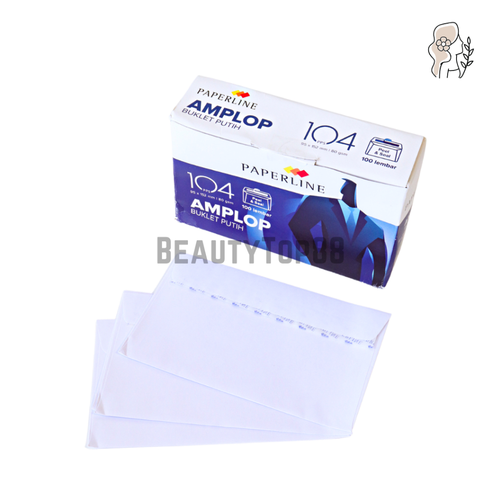 

Amplop Putih 104 PPS Paperline Ukuran 95 x 152 mm