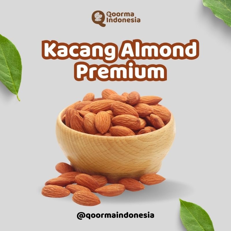 

Kacang Almond Panggang Original Kupas - Roasted Almond 250 Gram | Oleh-oleh Umrah dan Haji