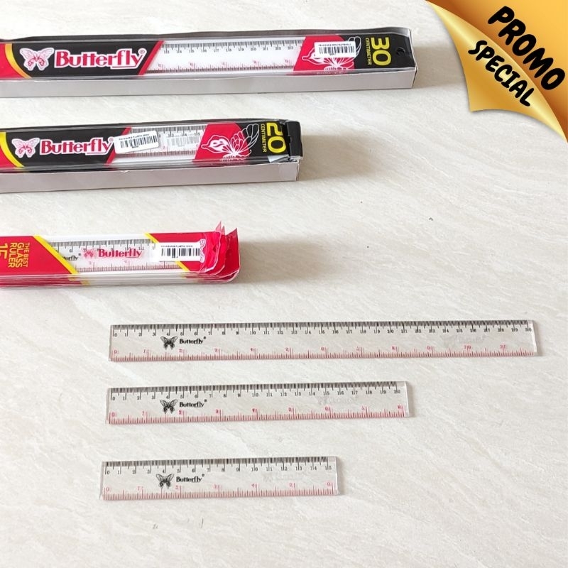 

BUTTERFLY PENGGARIS 30CM 20CM 15CM PENGGARIS BUSUR