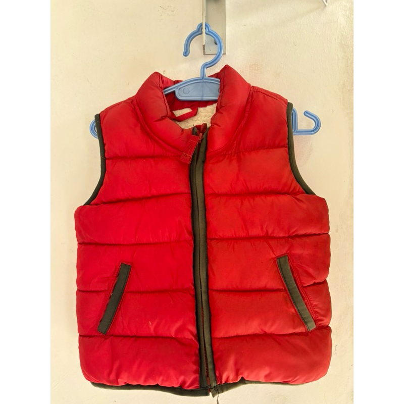 Old Navy Vest Red Original 18-24m Bulu Angsa