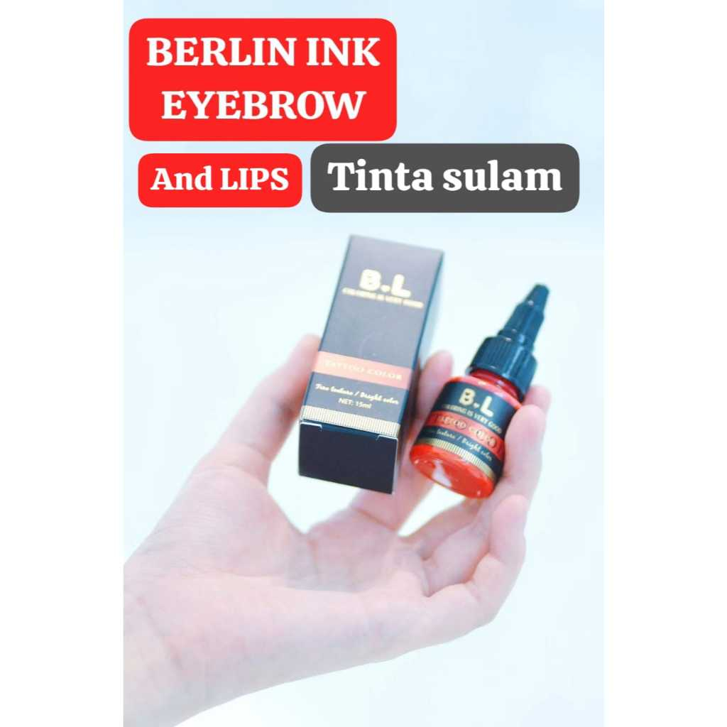 TINTA BEST SELLER BIBIR ALIS / TINTA SULAM /SULAM BIBIR DAN ALIS BERLIN / SULAM ALIS DAN BIBIR BERLI