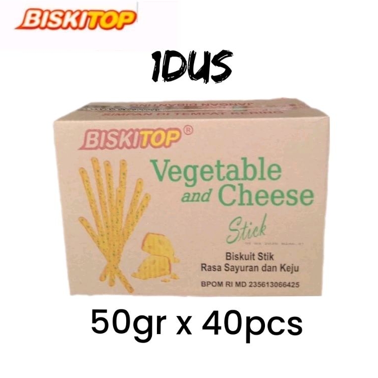 

{1DUS}BISKITOP-Vegetable and cheese stick isi 40pcs