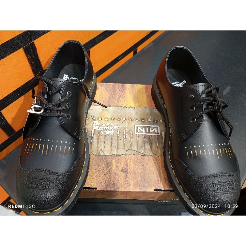 DOCMART DR MARTENS NIN 1461 BLACK SMOOTH SIZE 36 - 45 NEW ORIGINAL