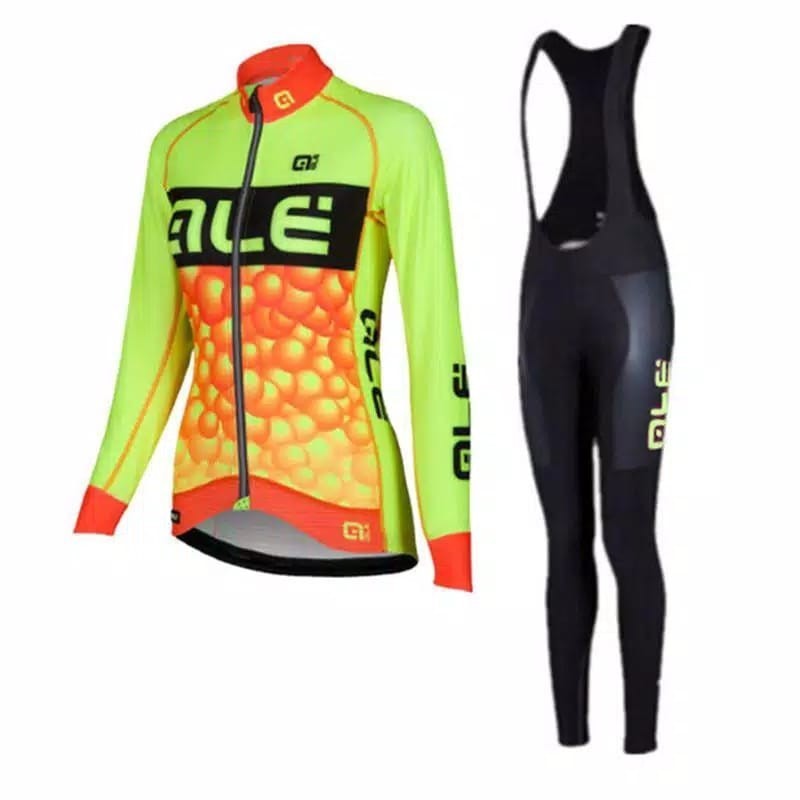CYCLING SET Baju Jersey Sepeda BIB LENGAN CELANA PANJANG Woman Wanita Pria
