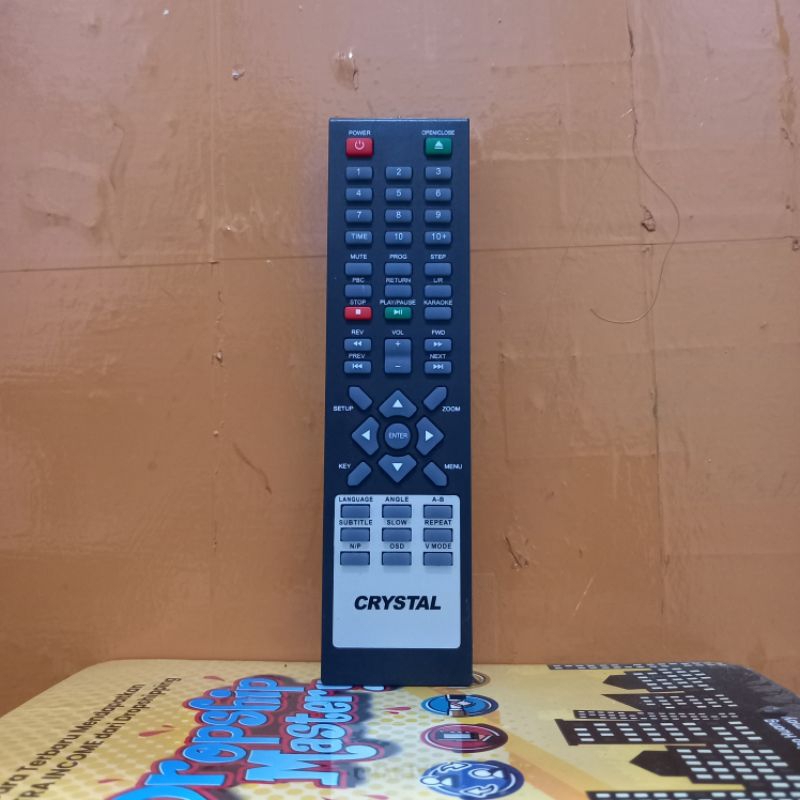 REMOTE ORIGINAL DVD PLAYER KARAOKE CRYSTAL