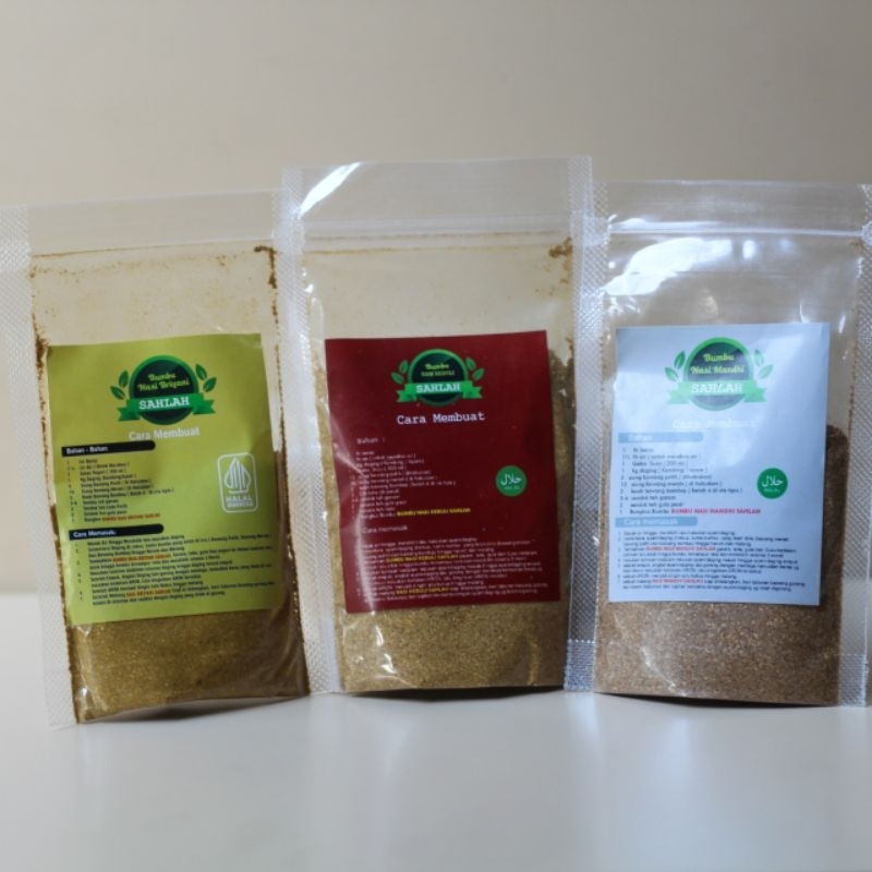 

Bumbu Instan Kebuli Mandhi Briyani