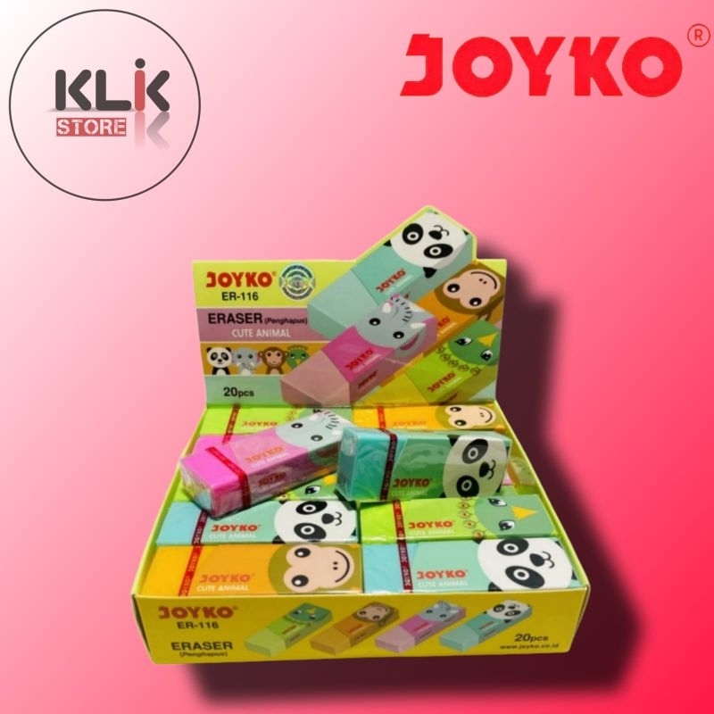

Penghapus Joyko Fancy Warna ER-116 / Eraser Fancy Joyko