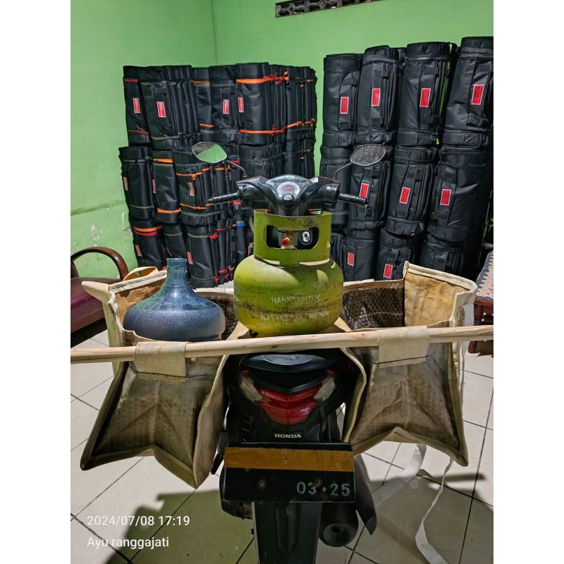 Rengkek/Tas Motor/RonjotGALON super kuat.RENGKEK LPG/TAS motor