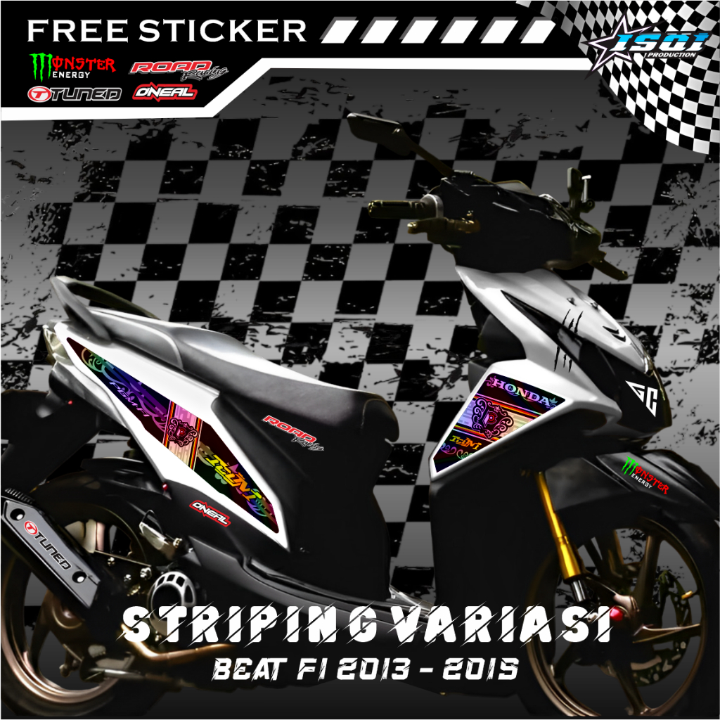 Striping Variasi Hologram Beat Fi 2013 - 2015 Ultimo
