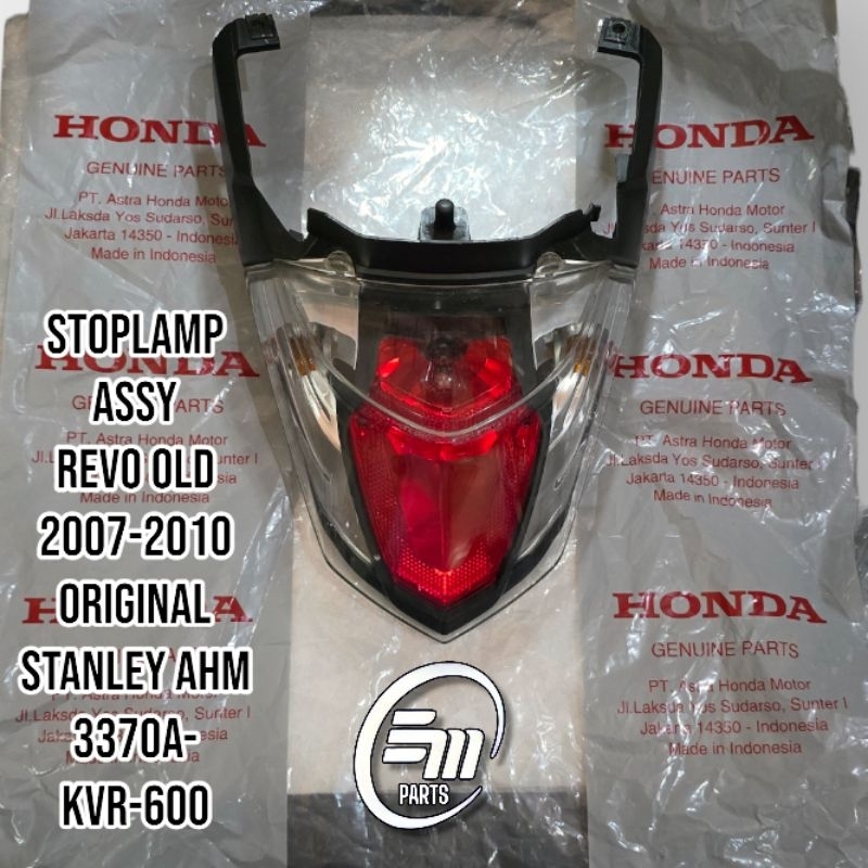 LAMPU STOP STOPLAMP STOP LAMP BELAKANG ASSY HONDA REVO OLD LAMA 2007-2010 LANCIP ORIGINAL HONDA STAN