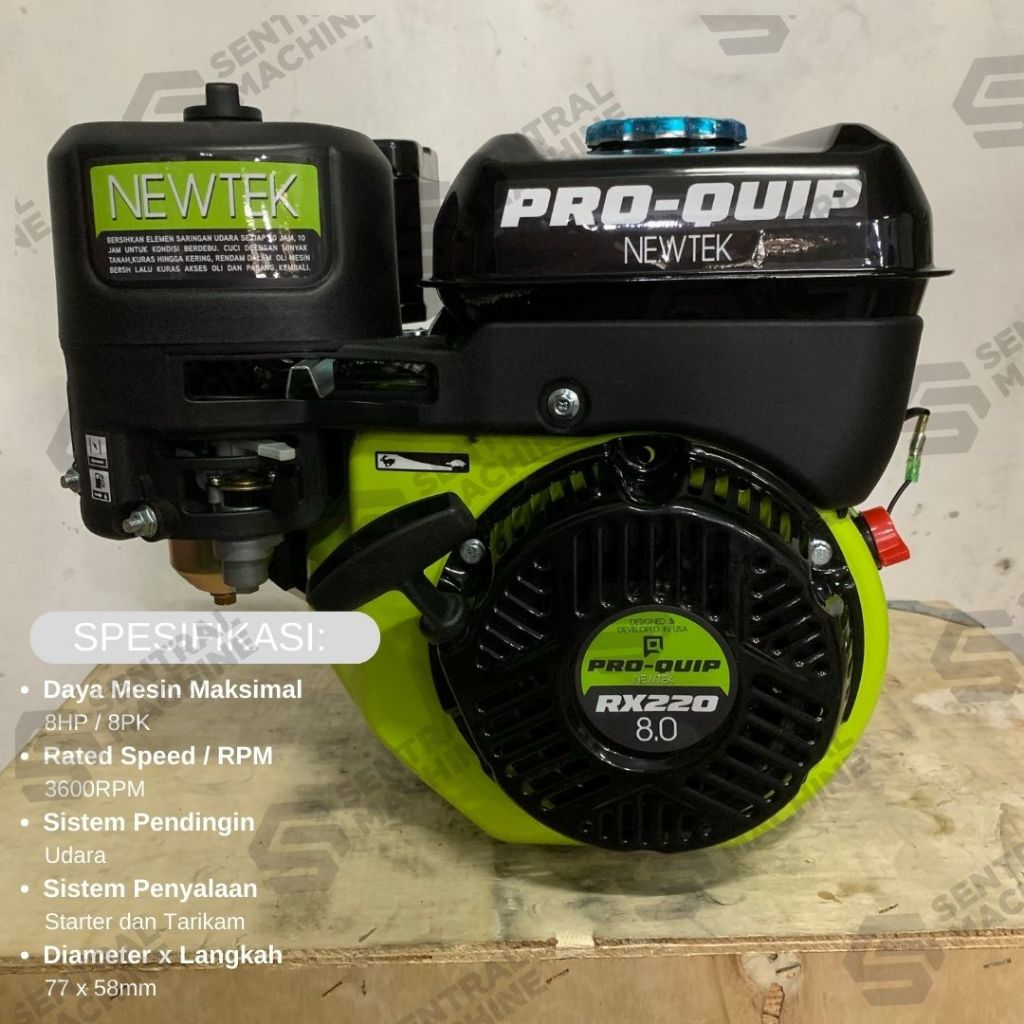 Engine Pro-Quip USA RX220 – 8HP