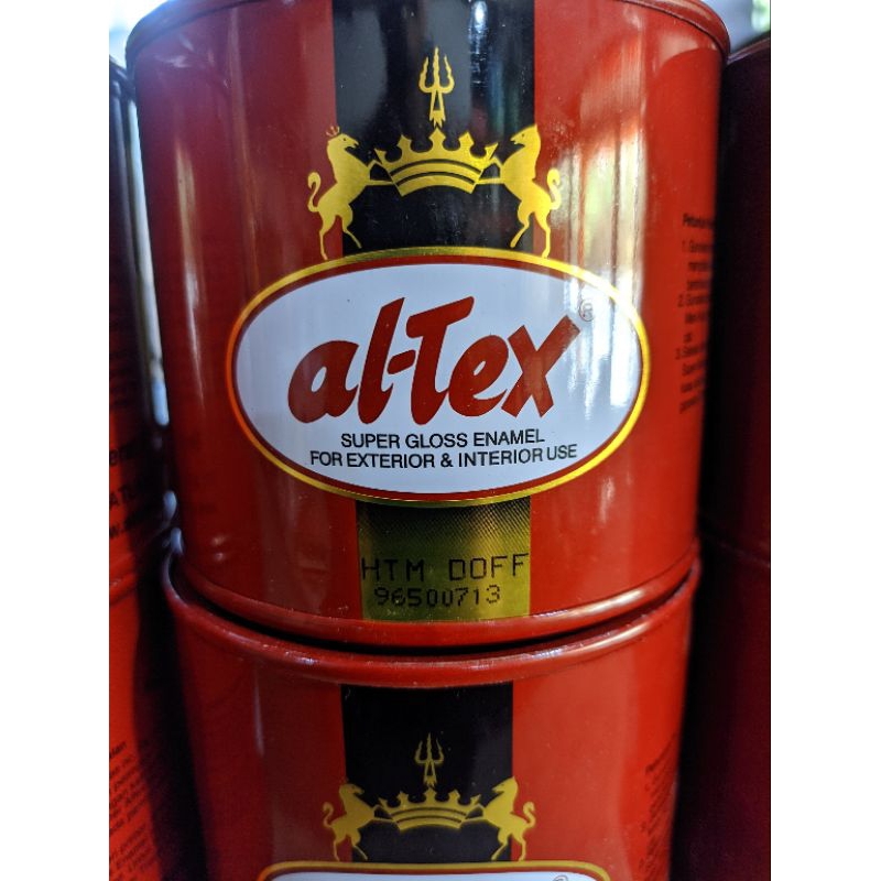 Cat Minyak Cat Kayu Cat Besi Cat Altex Hitam Doff 500g