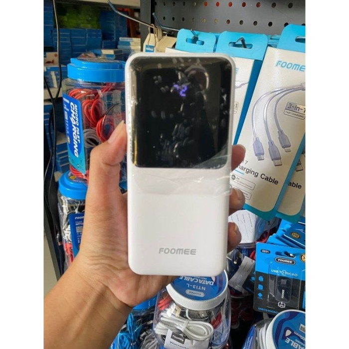 FOOMEE AA23 Power bank 20000 Mah Display Screen Dual USB Interfaces Quick Charge Output 2.4A