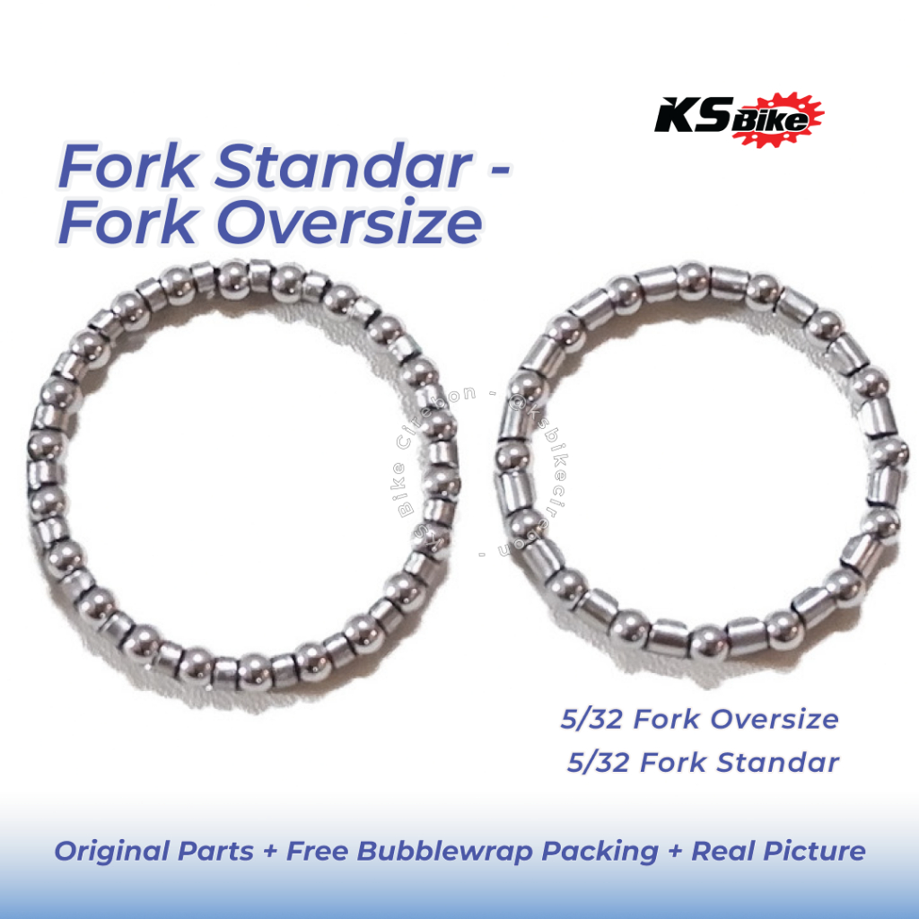 Pelor Sarang 5/32 x 16 Fork Standar 5/32 x 22 Fork Oversize | Gotri Bearing Set Headset Sepeda - Got