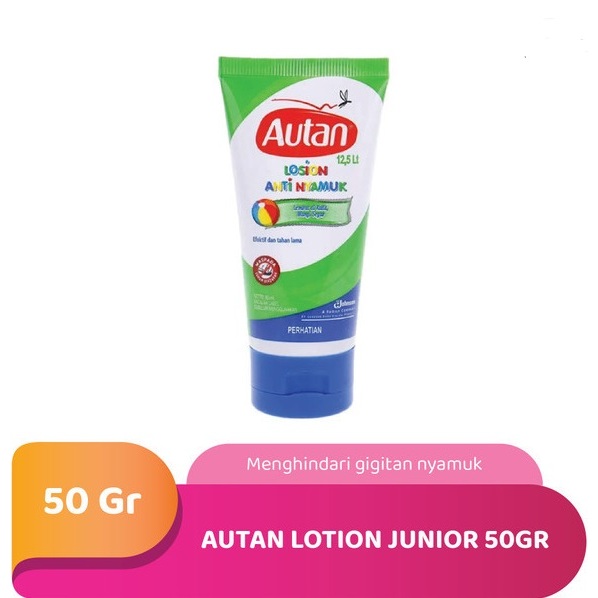Autan Lotion Junior Tube 50ml Anak Bayi Anti Nyamuk  Losion Badan Body