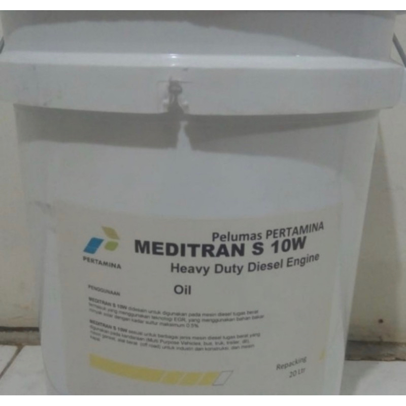 Oli Hidrolik Meditran S10W Sae 10 Isi 20 Liter