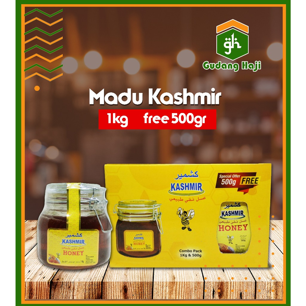 

Madu Kashmir/Madu Herbal/Honey Jar/Madu 1kg free 500gr