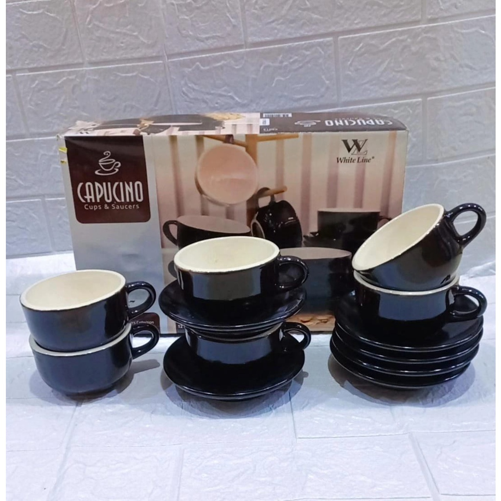 Gelas Kopi set Wadah 6 pcs Gelas Teh kopi Susu set BATAM