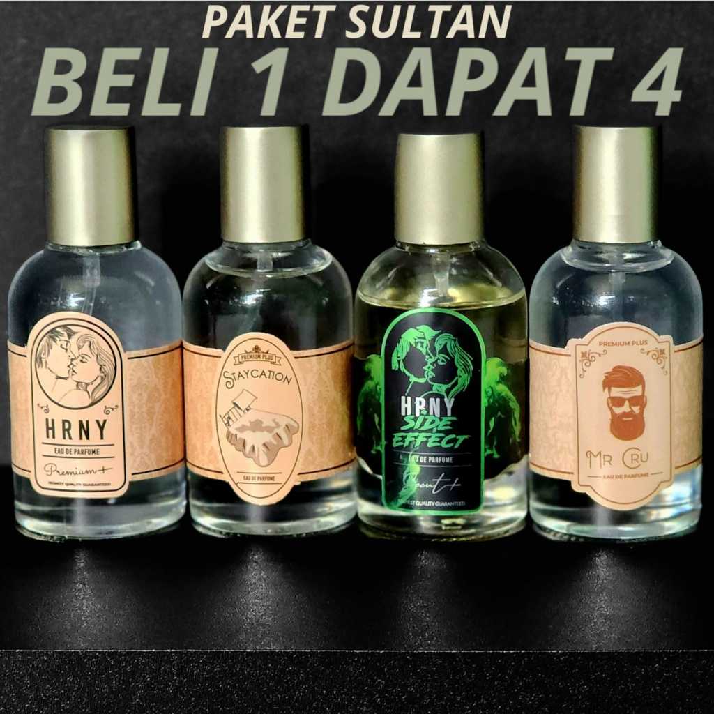 BELI 1 DAPAT 4 PARFUM VIRAL MR CRSH HRNY STAYCATION SIDE EFFECT TAHAN 6 JAM EAU DE PARFUME TERLARIS