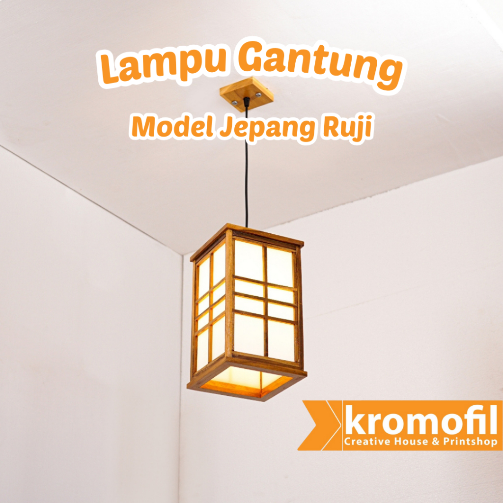 Lampu Gantung Minimalis Model Jepang Ruji