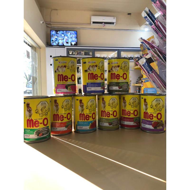 MEO Kaleng Wet Food Makanan Kucing 400 Gram