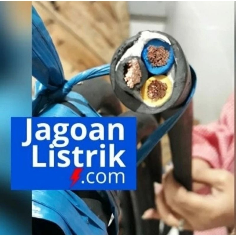 Supreme Kabel Listrik NYYHY 3x16 mm2 Hitam Serabut ( Ecer ) NYYHY 3 x 16 mm2 SUPREME