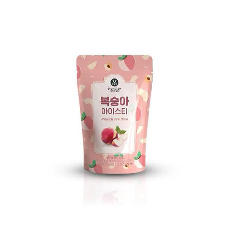 

MCNULTY DRINK 190 ml iced tea drink import from Korea