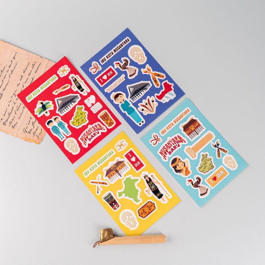 

Sticker Scrapbook Nusantara Baru Stiker IKN Ibukota Negara Nusantara Kalimantan Timur Samarinda