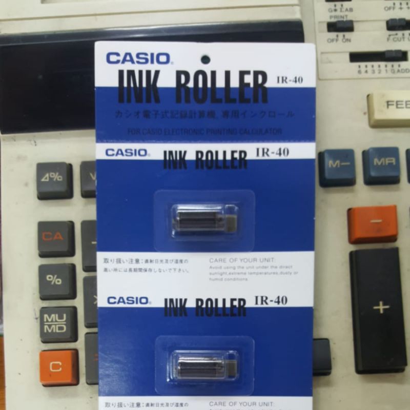 

CASIO INK ROLLER IR 40 KALKULATOR BLACK