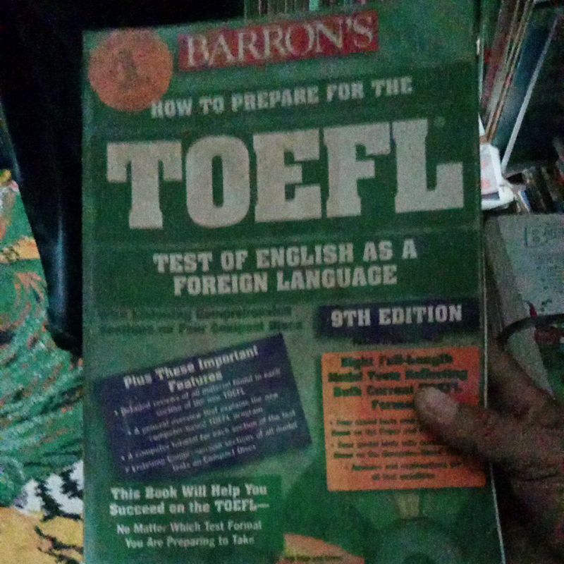 buku TOEFL pengarang Barrons