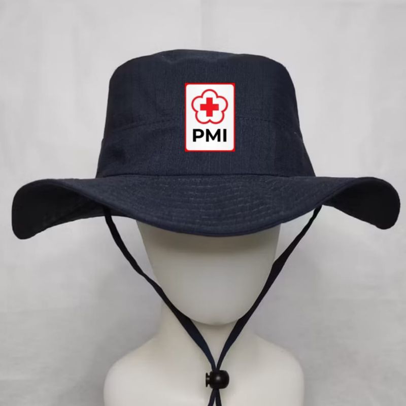 TOPI RIMBA PMI / TOPI PALANG MERAH / TOPI OUTDOOR