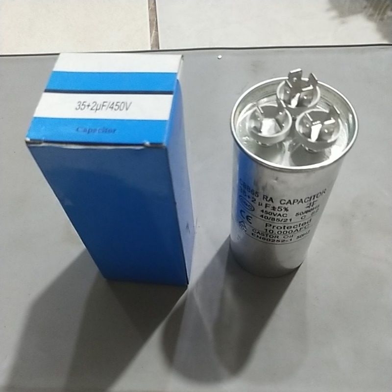Capasitor 35 + 2 CBB65 RA