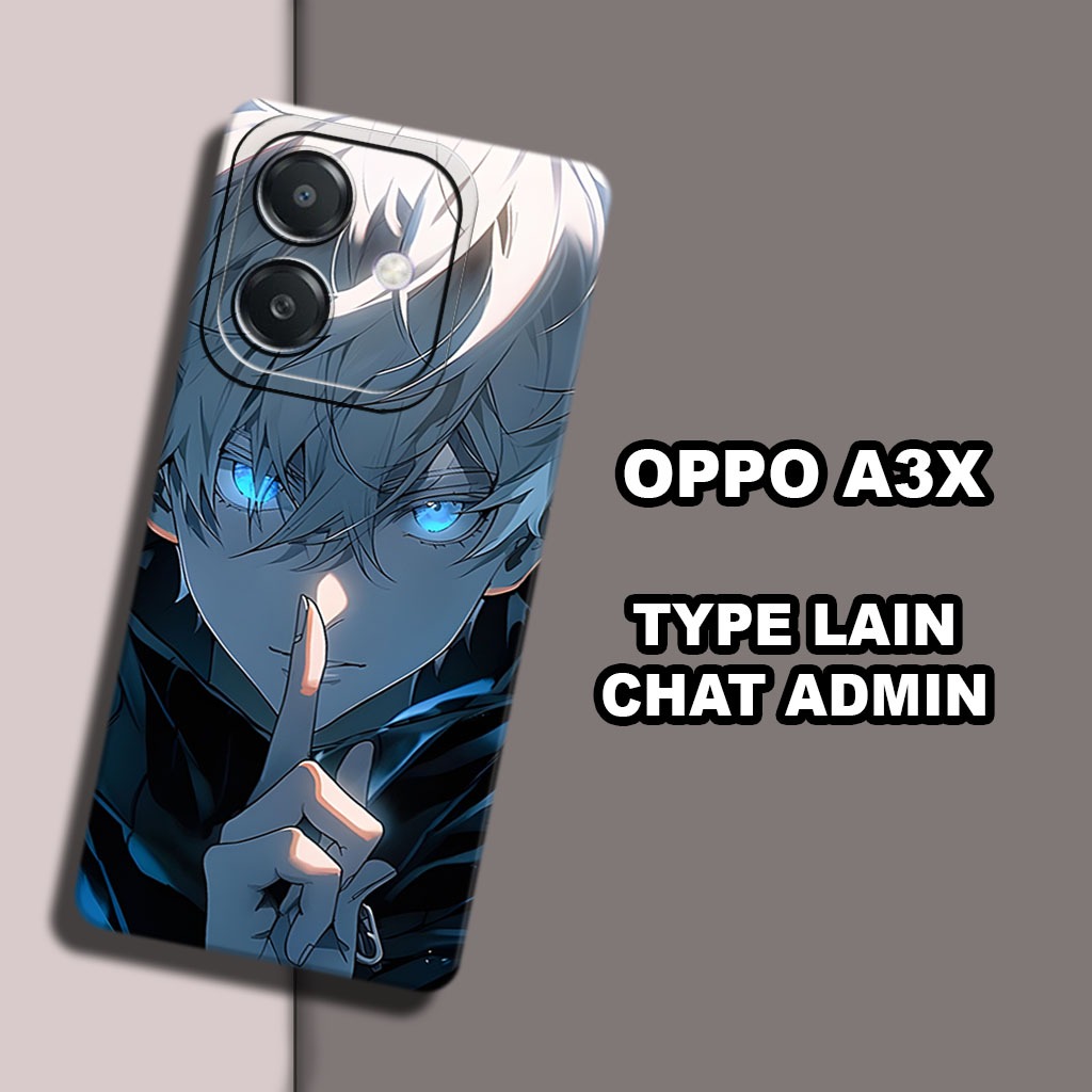 (GC4) Softcase karet Hp OPPO A3X 5G | Case Motif Anime Jujutsu Kaisen | Case OPPO A3X 5G Silikon Tpu